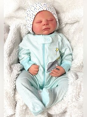 Reborn Doll Newborn Sized Hand Painted Realistic 3/4 Limb Boy or Girl Baby Doll